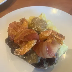 a plate of food on a table