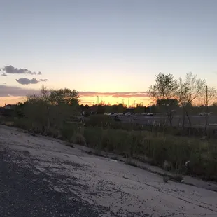 Sunset from the park