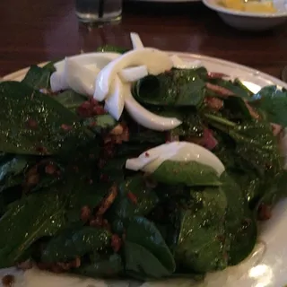 Warm Spinach Salad