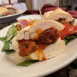 Meatball sandwich