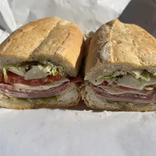 my goodness, Italian sub (hard roll) sooo good!!