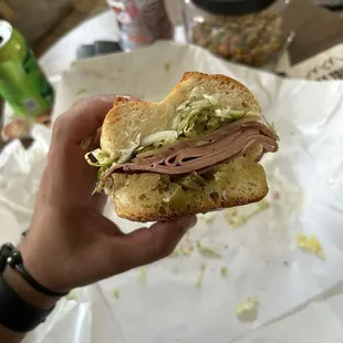 Italian on Hard Roll