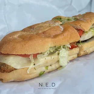 Chicken Cutlet Hard Roll