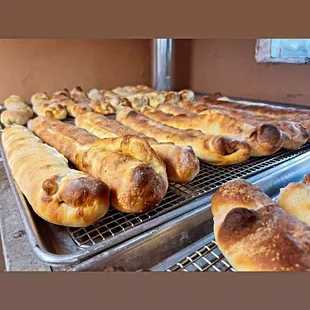 food, donuts, dough desserts