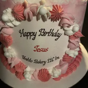 Jesus is the reason for the season !! 
Merry Christmas 
Ventito Bakery LLC tm.