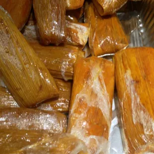 We remembered to pre-order our tamales this year. Two dozen Red Pork to-go... delicious!!