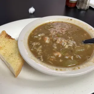 Their &quot;cup&quot; of Gumbo!!!