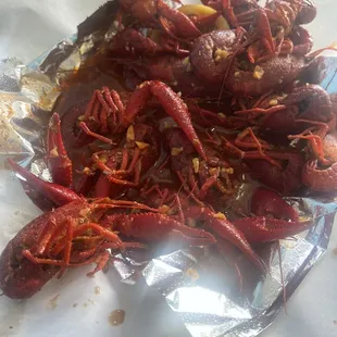 Live crawfish