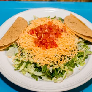 fresh taco salad meal