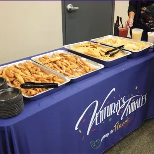 Ventura&apos;s Tamales catering an event.