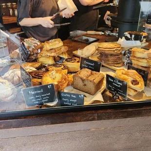 Pastry case around 11am (1/7/23)