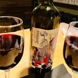 Wine is half off on Tuesdays!