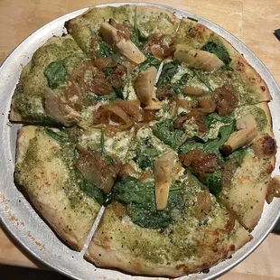 Green Goddess Pizza
