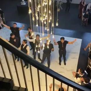 The boys entrance dance choreographed by my brother.