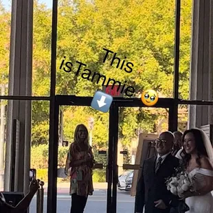 Tammie looks so proud  She was happy I made eye contact with her so she could remind me to walk slower.