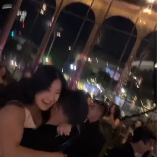 The night lights at night were absolutely stunning. We felt like we were in a movie.