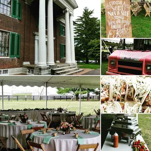 Catering at Waveland - Food Truck in background