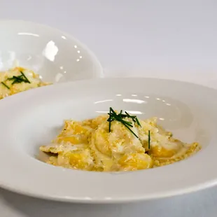 House made Goat Cheese Ravioli - Pasta Forum