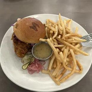 Buttermilk Fried Cauliflower Sandwich