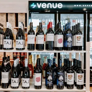 Wine and beer selection