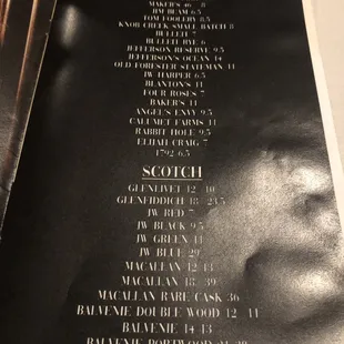 a close up of the back of a concert program