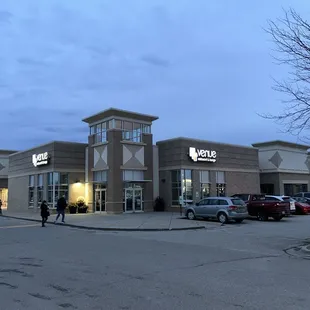 the outside of the building