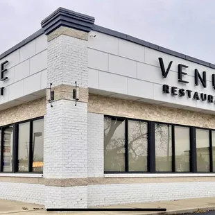 the front of the venue restaurant