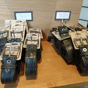 Bike tube made in to a belt. $42.