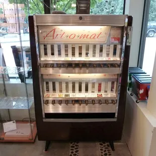 $5 art-o-mat vending machine.