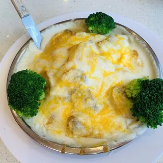 13. Fish Fillet with White Sauce