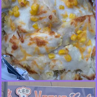 23. Fish Fillet, Sweet Corn with White Sauce Over Rice Special