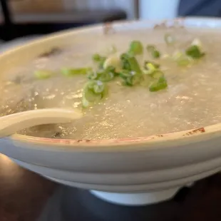 Pork & Century Egg Porridge (congee with thousand year old egg)