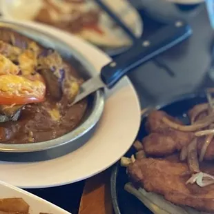 Baked pork chop with red sauce