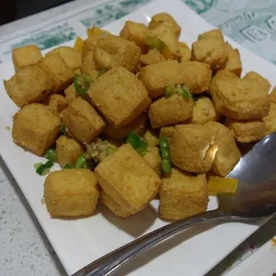 Spicy Fried Tofu