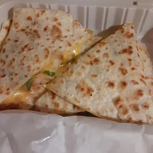 Shrimp quesadilla