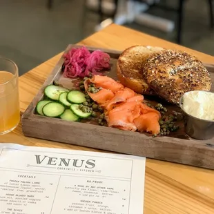 Bagel platter