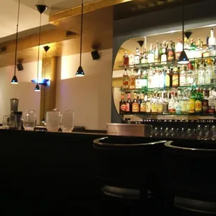 the bar