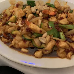 Kung Pao Chicken (I added some chili spice sauce to it)