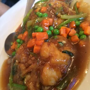 Shrimp egg foo young 2 large parties