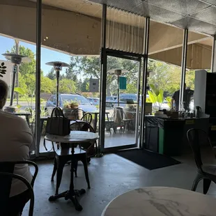 Inside and outside dining