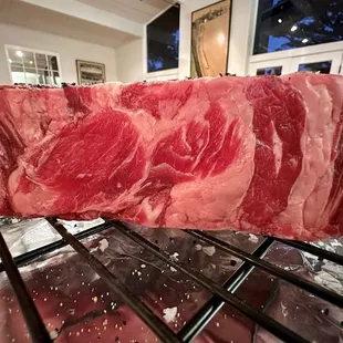 Ready to reverse the prime ribeye.