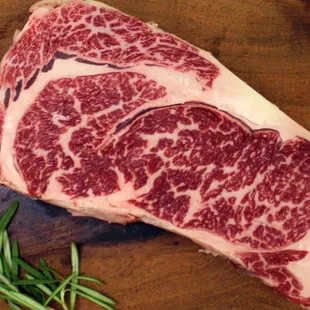 a steak on a cutting board