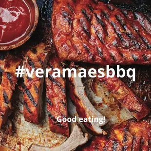 grilled ribs with ketchup