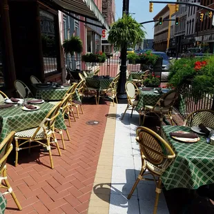 outdoor seating