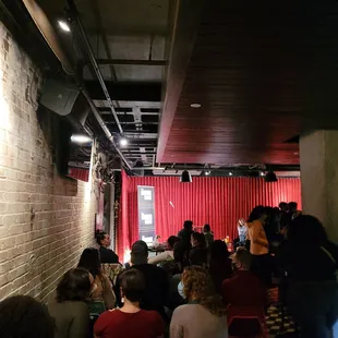 Comedy show about to start