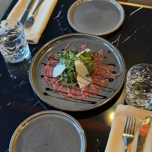 Beef carpaccio