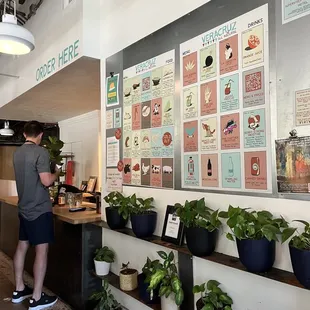 Menu- no prices listed