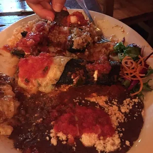 Blue Corn Enchiladas