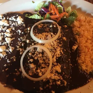 Mole Enchiladas
