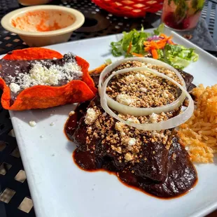 Enchiladas De Mole Xiqueno